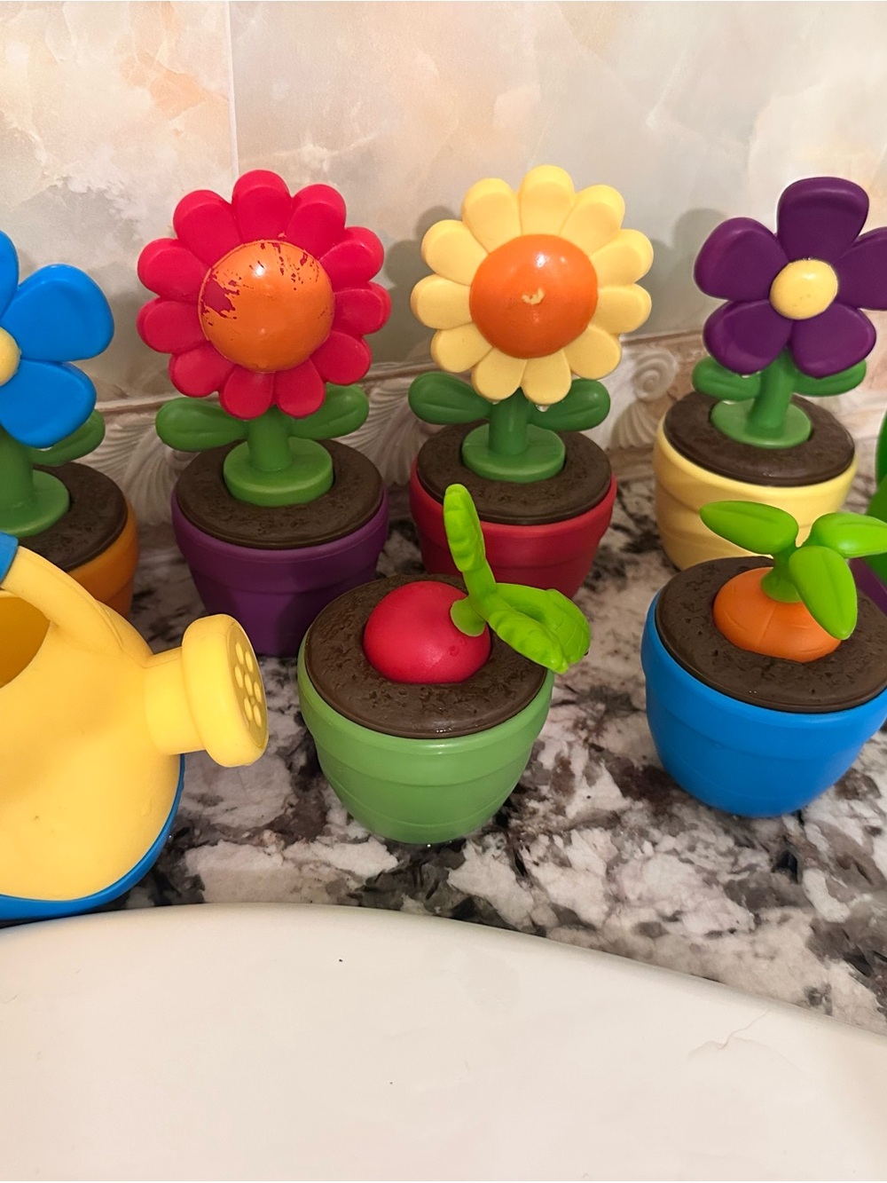 Learning Resources Grow It Garden Play Set Potting Flower Chunky Preschool Lot